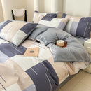 Axyaa Home Cotton Queen Bedding Set with Sheets Comforter Cover Pillowcase