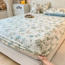 Axyaa Cotton Fitted Sheet | Breathable & Soft | Non-Slip | Customizable | 16 Sizes