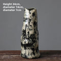 Axyaa National Tide Ceramic Vase Coarse Pottery Retro Handmade Hotel Zen Decor