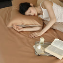 Axyaa Silk Bedding Set: Duvet Cover, Quilt Cover & Pillowcase, 100% Natural Silk