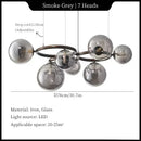 Axyaa Moonlight Chandelier: Modern Hanging Lights for Home Decor & Lighting