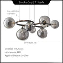 Axyaa Moonlight Bean Chandelier: Modern Hanging Lights for Home Decoration