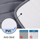 Axyaa Memory Foam Bathroom Rug Set: Non-Slip, Absorbent, Soft U-Shaped and Rectangle Mats