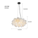 Axyaa Petal LED Pendant Lamp Modern Minimalist Bedroom Hanging Light