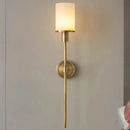 Axyaa Marble Wall Light Sconce Brass E14 Bulb Gold Black Copper
