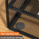 Axyaa Mesh Desk Organizer with 9 Compartments and 1 Drawer for Office, Home, School