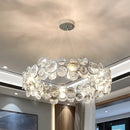 Axyaa Luxury Crystal Chandelier LED Pendant Lamp Home Decor Lighting