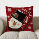 Axyaa Christmas Snowflake Pillow Cover for Sofa, Bedroom, Car - Festive Home Decor