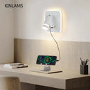 Axya Touch Spotlight: USB Rechargeable Wall Lamp for Bedside Reading