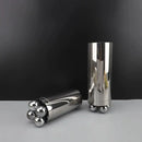 Axyaa Silver Geometric Ball Glass Vase - Abstract Cylinder Home Décor Accessory