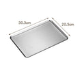 Axyaa Stainless Steel Non-Stick Baking Tray for Food Storage and Cooking