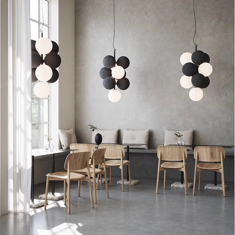 Axyaa Bubble Pendant Chandelier for Hotel Restaurant Bedroom Office Table