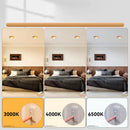 Axyaa Wood Grain Tube Light LED Ceiling Fixture