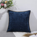 Luxurious Chenille Green Cushion Cover for Sofa Home Decor by Axyaa