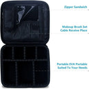 Axyaa Cosmetic Organizer Bag with Adjustable Dividers – Travel-Friendly Makeup Case