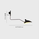 Axyaa Black Spider Serge Mouille Ceiling Chandelier, Industrial Retro Living Room LED Luminaire
