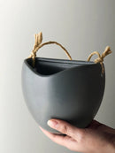 Axya Nordic Ceramic Flower Pendant Wall Hanging Pot