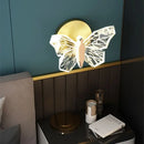 Axyaa Crystal Butterfly Wall Lamp: Luxury Nordic Indoor Lighting for Living Room, Bedroom, and Hallway