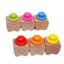 Axyaa Baby Teeth Box Organizer: Wooden Keepsake Collector for Children, Lovely Gift
