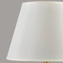 Luxury Dark Blue Ceramic Table Lamp with Remote Control for Bedroom and Living Room by Axyaa