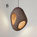 Axyaa Dark Red Retro Restaurant Drop Pendant Light