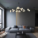 Axyaa Glass Ball Chandelier Ceiling Pendant Light for Home Decor, Living & Dining Room Lighting