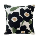 Axyaa Nordic Flower Embroidered Pillow Cover - Lightweight Luxury Home Decor