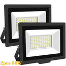 Axyaa LED Flood Light 110V 220V IP66 Outdoor Lighting for Street Garden Wall