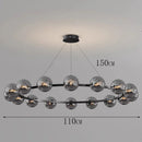 Axyaa Circular Magic Bean Pendant Light for Elegant Home Decor