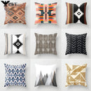 Axyaa Nordic Geometry Pillowcase 45*45cm for Home Décor and Comfort