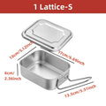 Axyaa Stainless Steel Lunch Box - Large Capacity Food Storage Container