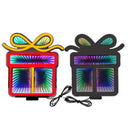 Axyaa Color Changing Tunnel Mirror Neon Sign; Double-sided Light for Store and Home Art