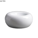 Axya Ceramic Dinner Plates Solid Color Serving Set