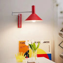 Axyaa Stretchable LED Wall Sconces - Nordic Modern Long Arm Design for Bedroom and Study Room