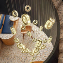 Axyaa Nordic Dining Room Pendant Ceiling Chandelier for Indoor Living Room