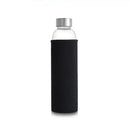 Axyaa High-Temp Glass Water Bottle with Protective Bag, BPA-Free Sport & Travel Drink Bottle
