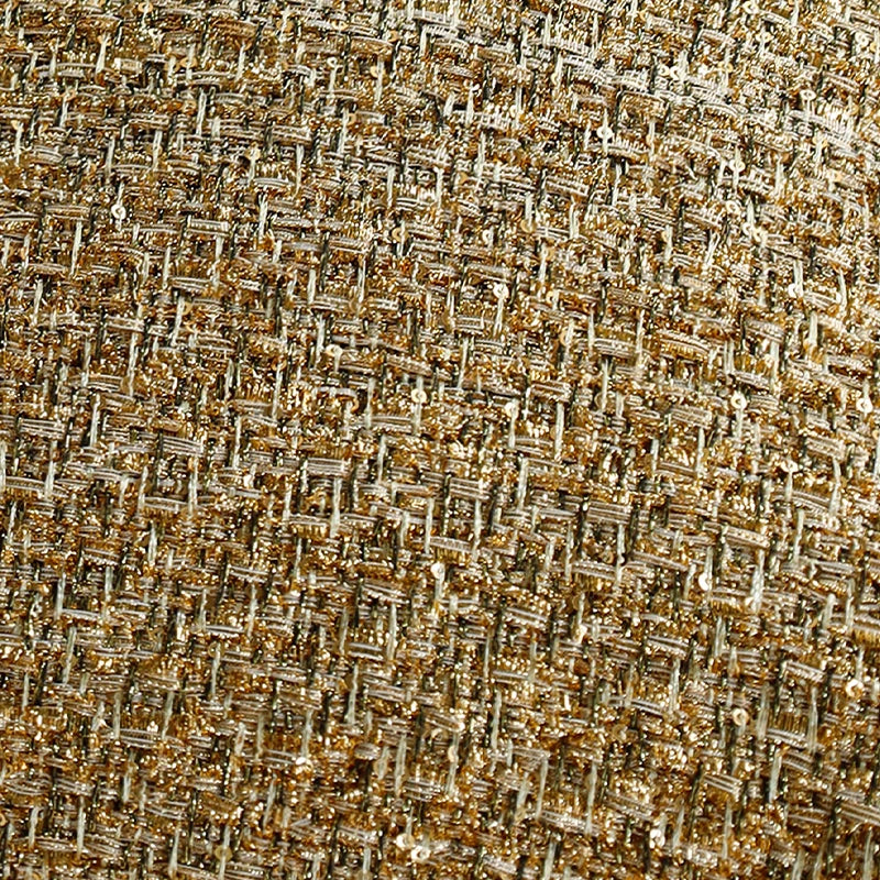Axyaa Christmas Yarn-dyed Gold Wool Knitted Cushion Cover for Room Decoration