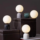 Axyaa Modern Nordic Glass Desk Lamp for Stylish Workspace Lighting
