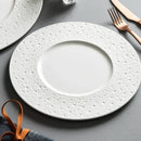 Axya Ceramic Steak Plate: Elegant Western Food Tableware for Home and Commercial Use