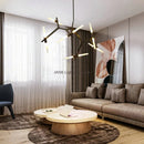 Axyaa Minimalist LOFT LED Branch Chandelier for Ceiling Decoration