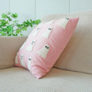 Axyaa Halloween Ghost Pillowcase 45x45cm - Canvas Sofa Decor Cover