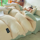 Axyaa Velvet Duvet Cover Set - Warm & Cozy Bedding for Twin Queen King
