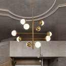 Modern LED Chandelier Pendant Lights for Dining Room by Axyaa