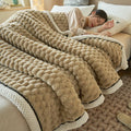 Axyaa Microfiber Plush Blanket: Soft, Lightweight, Multifunctional for Travel, Sofa, Bed