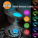 Axyaa Toilet Night Light: Rechargeable 16 Colors Changing Motion Sensor LED Nightlight