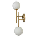 Axya Glass Ball LED Wall Sconce - Modern Living Room Bedroom Lighting