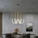 Axyaa Designer Duplex Nordic LED Chandelier for Living Room and Restaurant