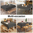 Axyaa Waterproof PVC Table Cloth for Dining & Coffee Tables