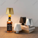 Axyaa LED Wine Bottle Table Lamp - Portable Charging Night Light