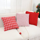 Axyaa Vintage Christmas Knitted Pillow Cover Set